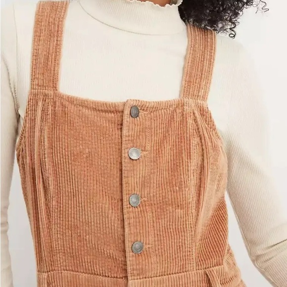 NWT Aerie Kick Flare Corduroy Overalls - Picture 4 of 13